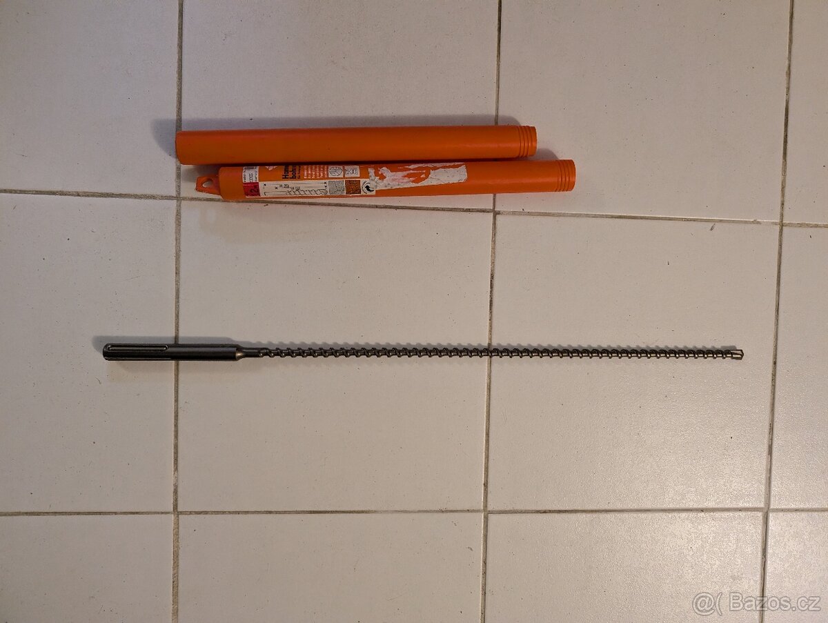 Hawera použitý vrták 55 mm SDS-max + nový Hawera 12 mm - 5