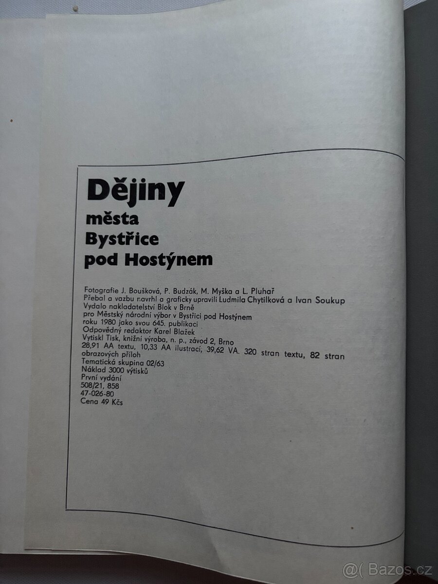 Dějiny města Bystřice pod Hostýnem, 1980 - 5