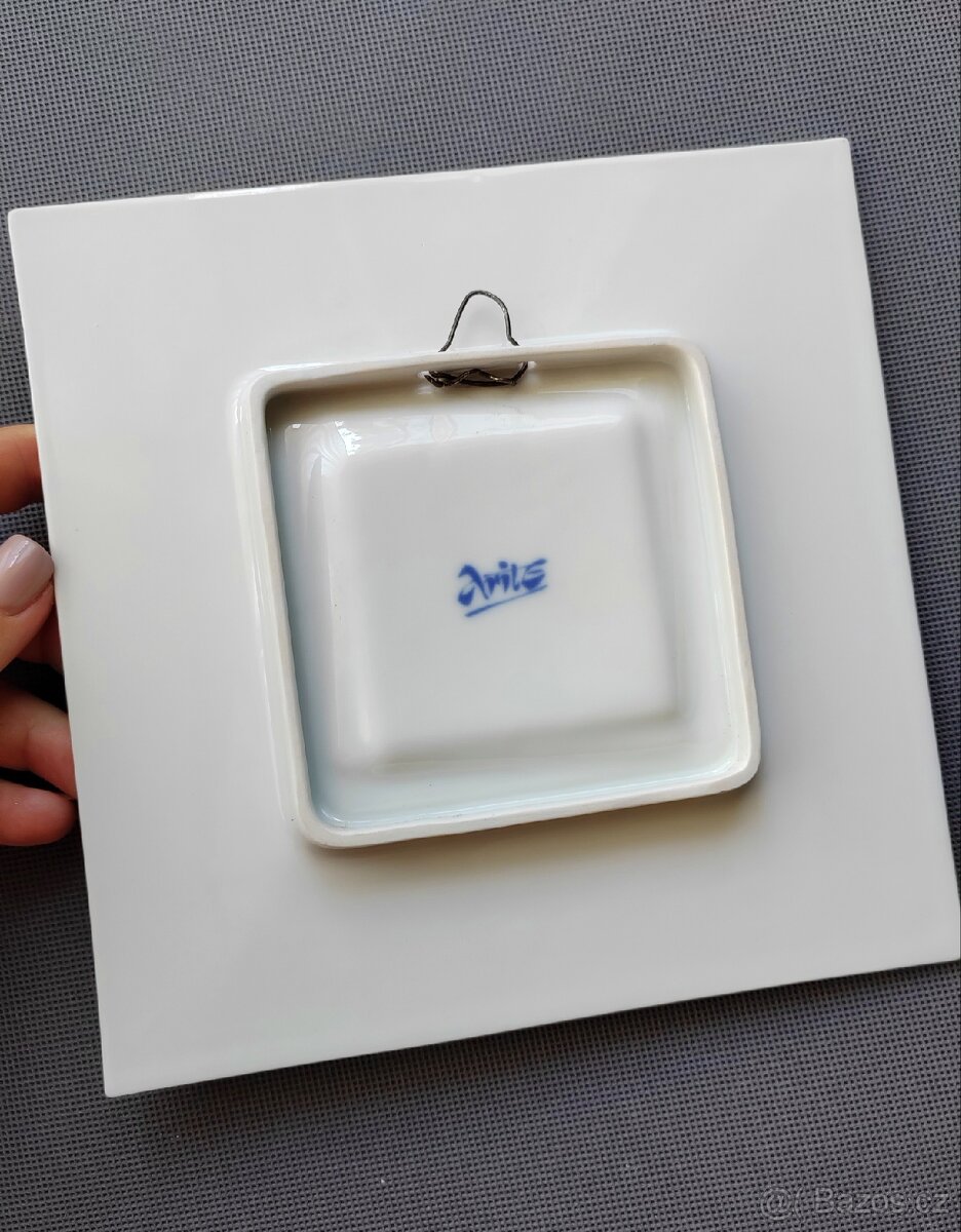 Vynikající obraz z míšeňského porcelánu Arite Meissen - 5