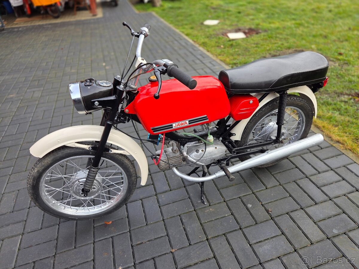 Jawa 23 mustang po GO, nový lak, plně funkční, bez TP - 5