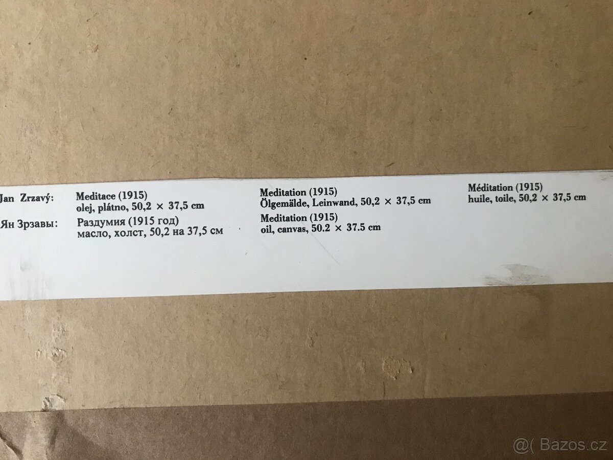 Jan Zrzavý - MEDITACE 1915 - 5