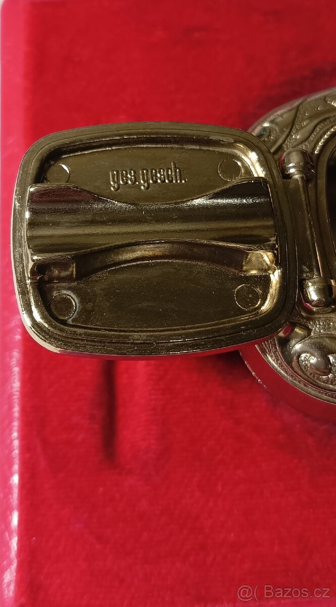 vintage kapesní popelník Ges. Gesch. Cortina. - 5