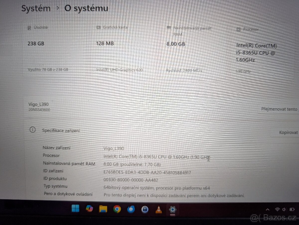Lenovo thinkpad L390 - stav jako nový - 5