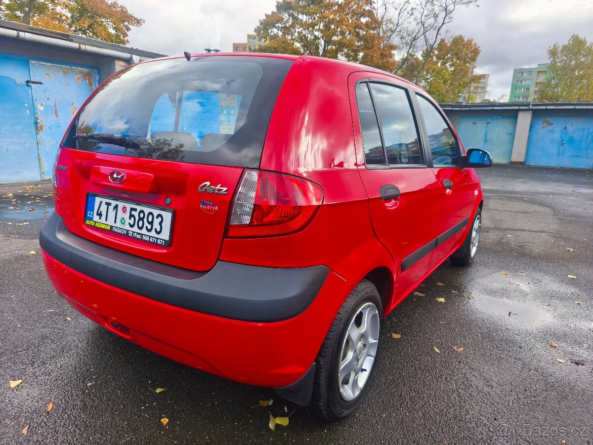 Hyundai Getz 1.1, 49kW, ČR, najeto 69000 km, ruční ovládání - 5