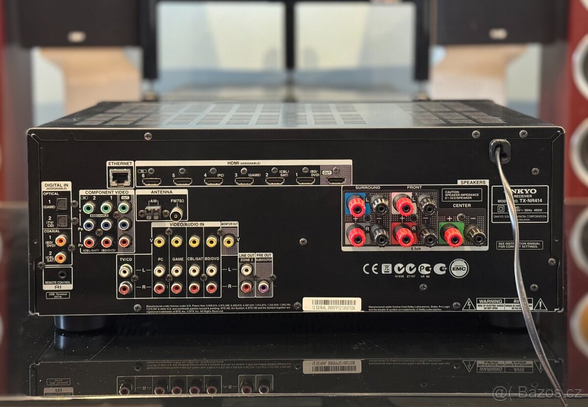 Onkyo TX-NR414 5.1 AV Receiver - 5