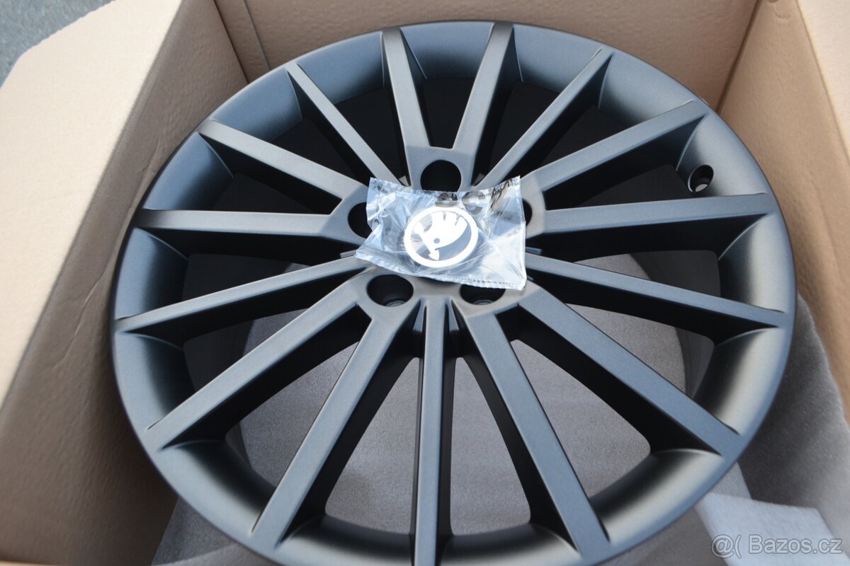 Škoda Octavia III (i RS) –NOVÉ 18 Alu disky 7Jx18 ET51,black - 5