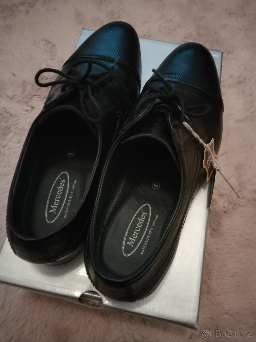 Mercedes pánské nové společenské kožené boty velikost 44 - 5