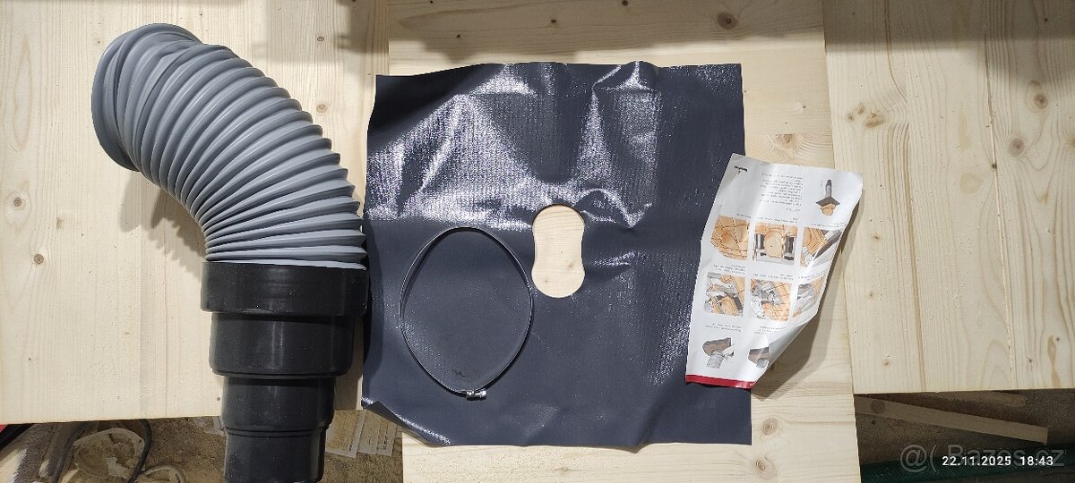 Nástavec pro odvětrání kanalizace Tondach Samba 11, černá en - 5