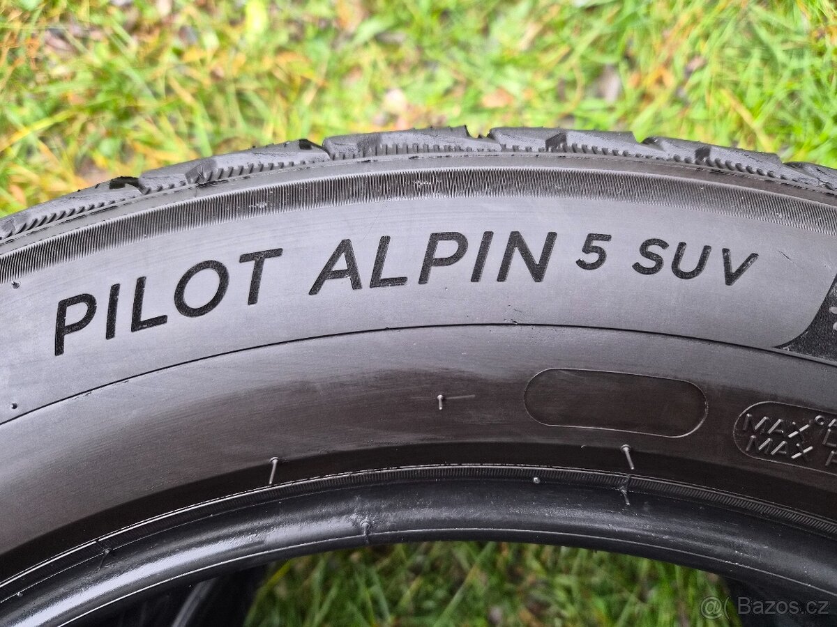 4x Zimní pneu Michelin Pilot Alpin 5 - 255/50 R19 XL - 90% - 5