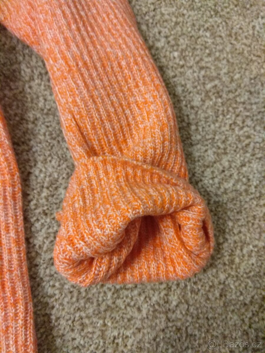 Nový unisex rolák Bonprix - L, lososová barva - 5