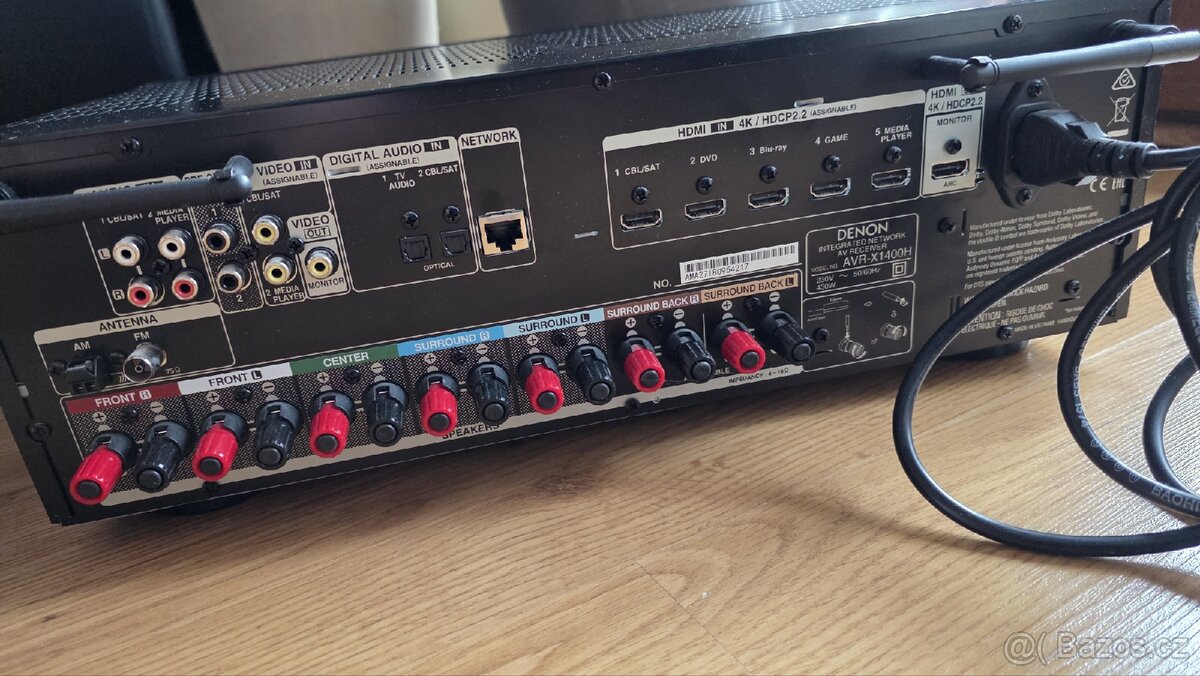 AV Receiver DENON AVR-X1400H - 5