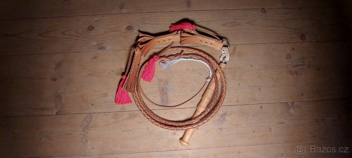 Světlý pastevecký bič 250 cm - 5