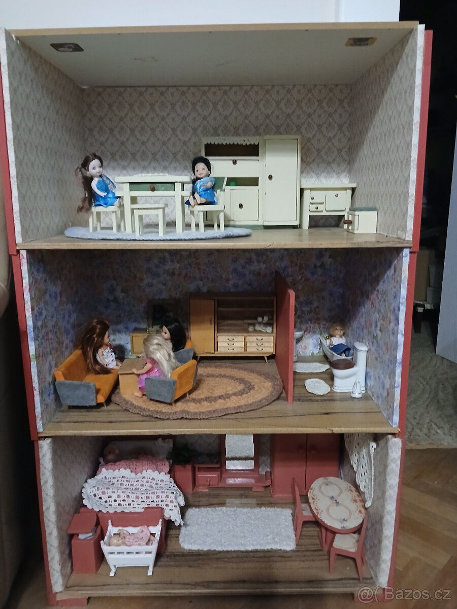 Retro domeček pro panenky - 5