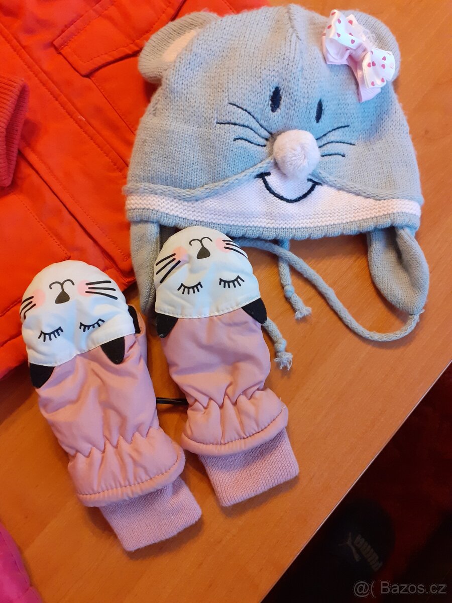 Oteplovačky a bunda vel.98 - 5