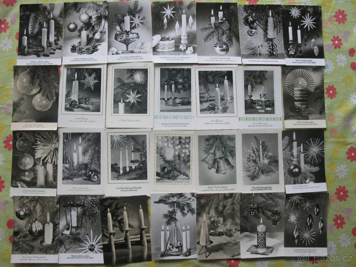 Retro vánoční pohledy - 5