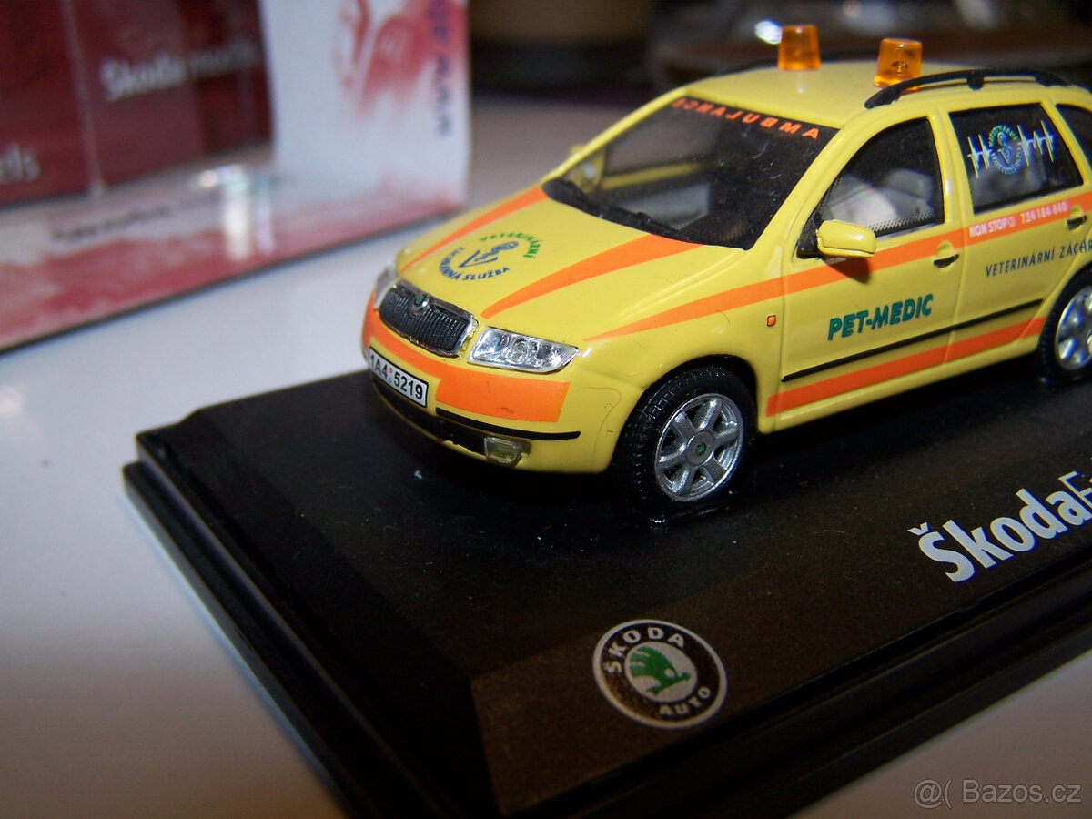 Škoda Fabia I Combi (2000) - Pet-Medic, 1/43 ABREX - 5
