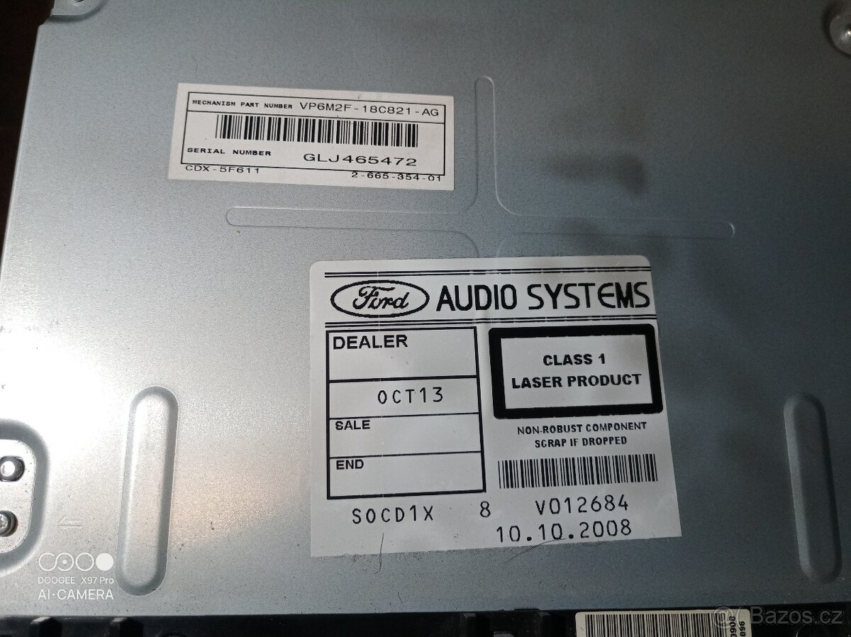 Autorádio ford MK 4 - 5