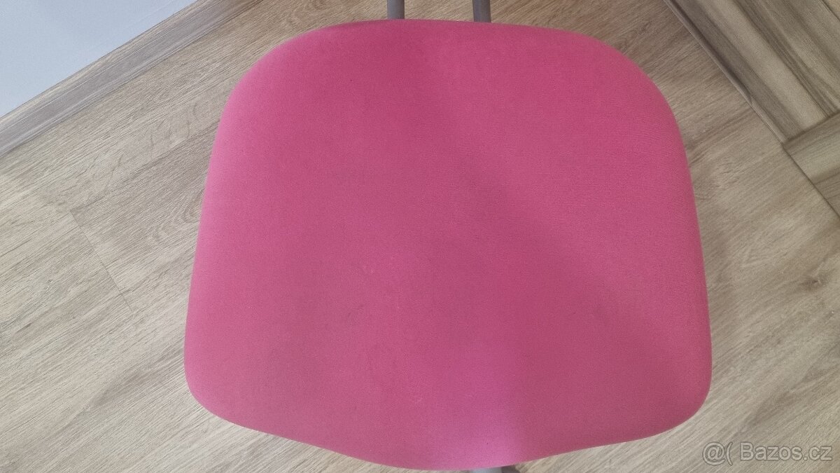 OTOČNÁ ŽIDLE PRO MLÁDEŽ, černá, pink - 5