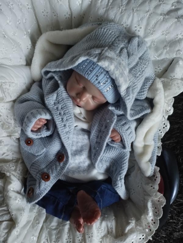 Zajíčková 2 dílná sada - 48% merino - 5