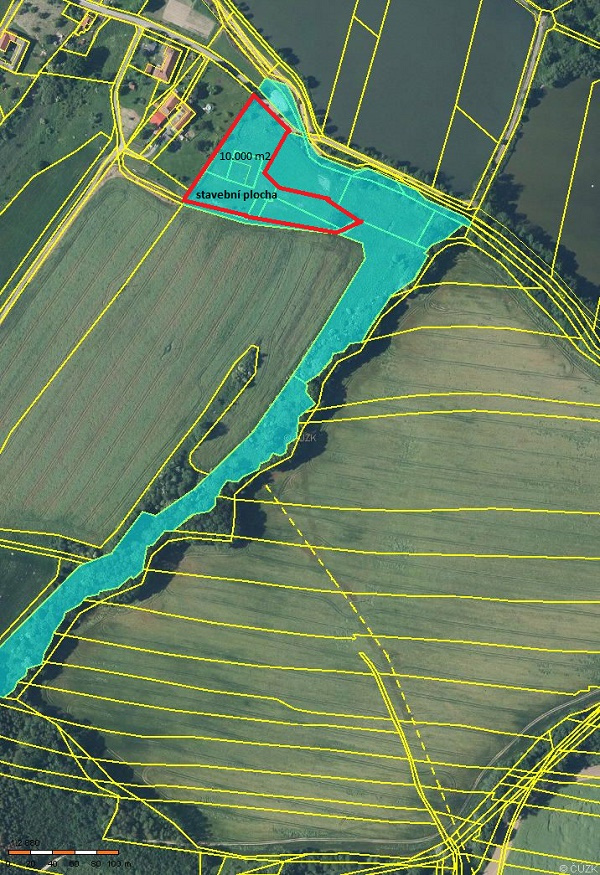 Stavební pozemek 13 700 m² u Hranic na Moravě - 5