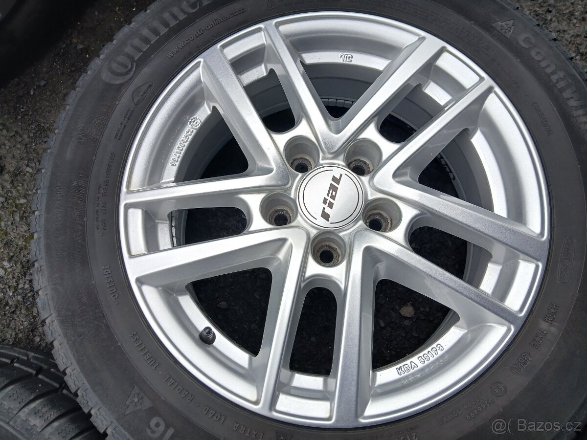 Sada ALU kol Rial 215/60R16 zimní - 5