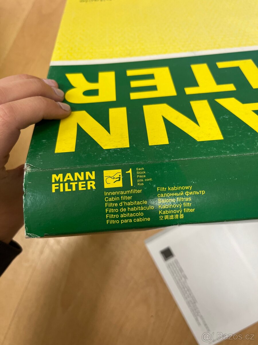 MANN FILTER Kabinový filtr CU 3569 Mercedes - 5