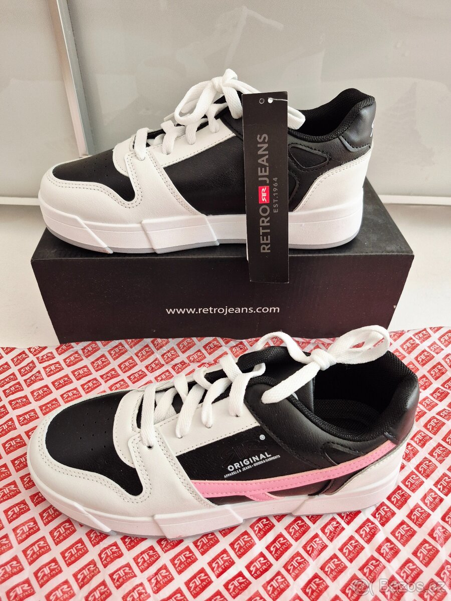 Nové dámské boty Retro jeans, velikost 37. - 5