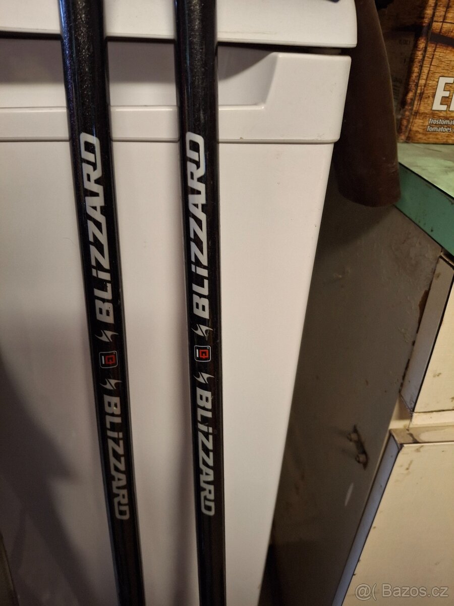 Lyže Tiger Volkl 163 cm s lyžáky a hůlkami blizzard - 5