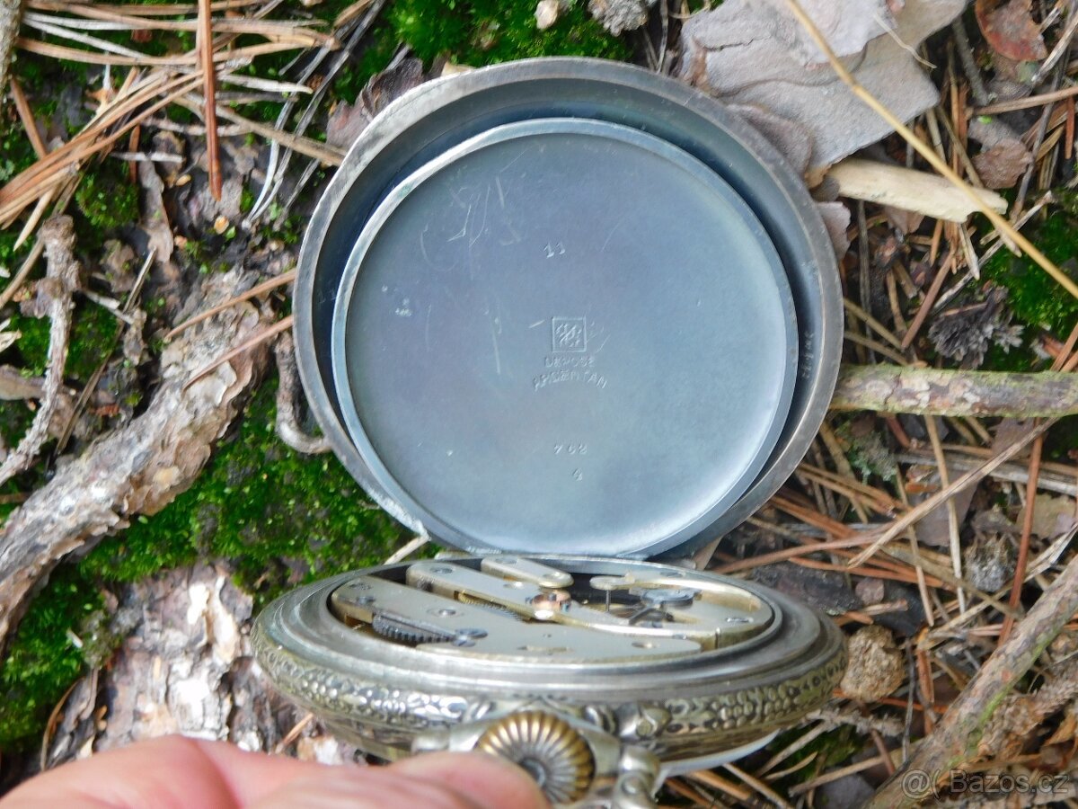 Starožitné kapesní hodinky obrovské REGULATEUR - rarita - 5