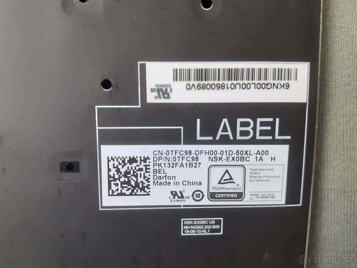 Klávesnice na Dell Precision 3540 3541 3550 3551, Latitude 5 - 5