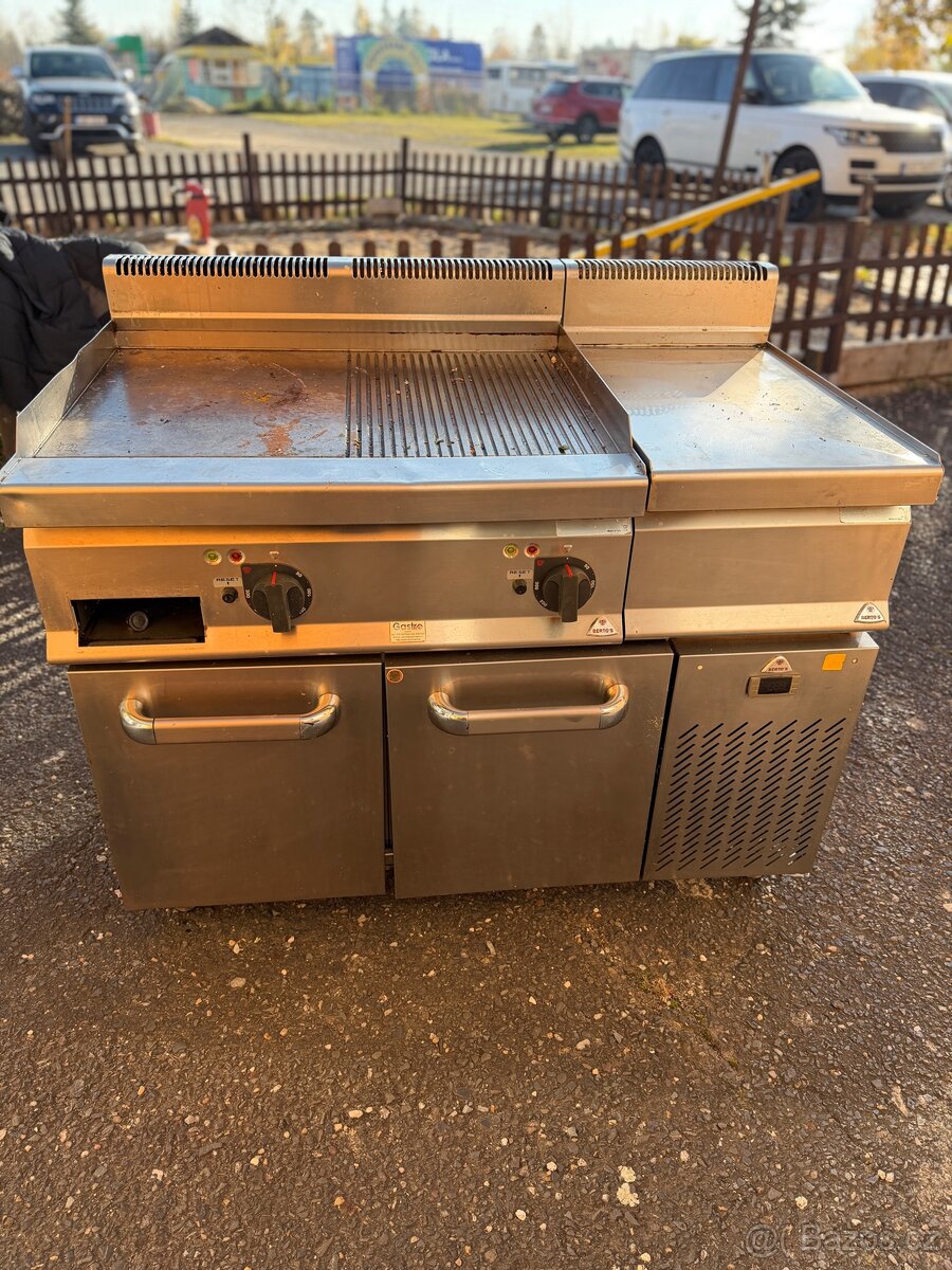 Grilovací plotna na elektřinu, Bertos kombi - 5