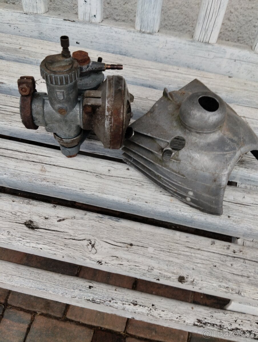 Jawa Pérák karburátor a kryt - 5