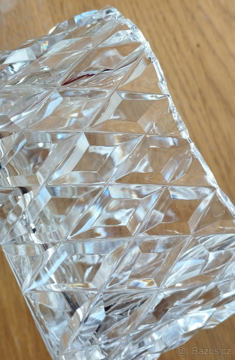 skleněná dóza s víkem, polobrus - 5