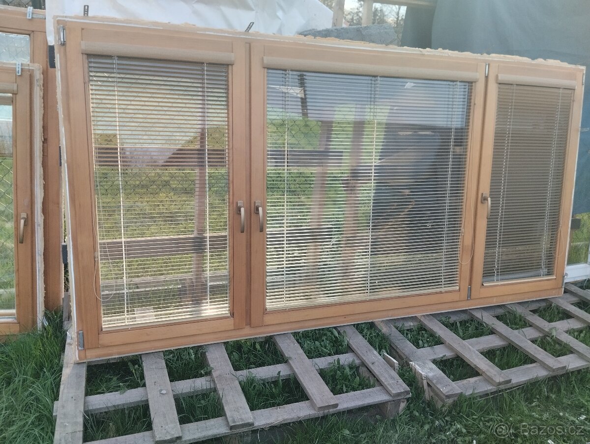 Euro okna - dřevěné okno, rozměr 268.5 x 148 - 5