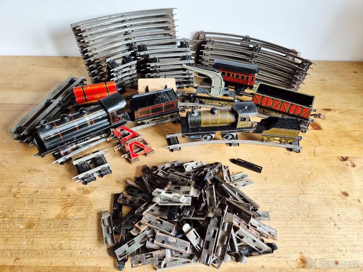 Vláčky J.De.P.,, koleje, rok 1930, rozchod 0, CENA ZA VŠE - 5