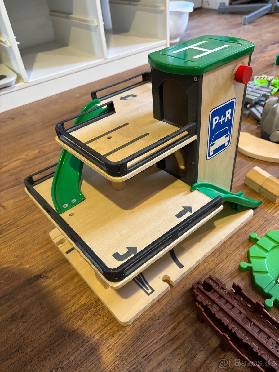 👑 MEGA SET Dřevěné vláčkodráhy – Přes 300 dílů 🚁 - 5