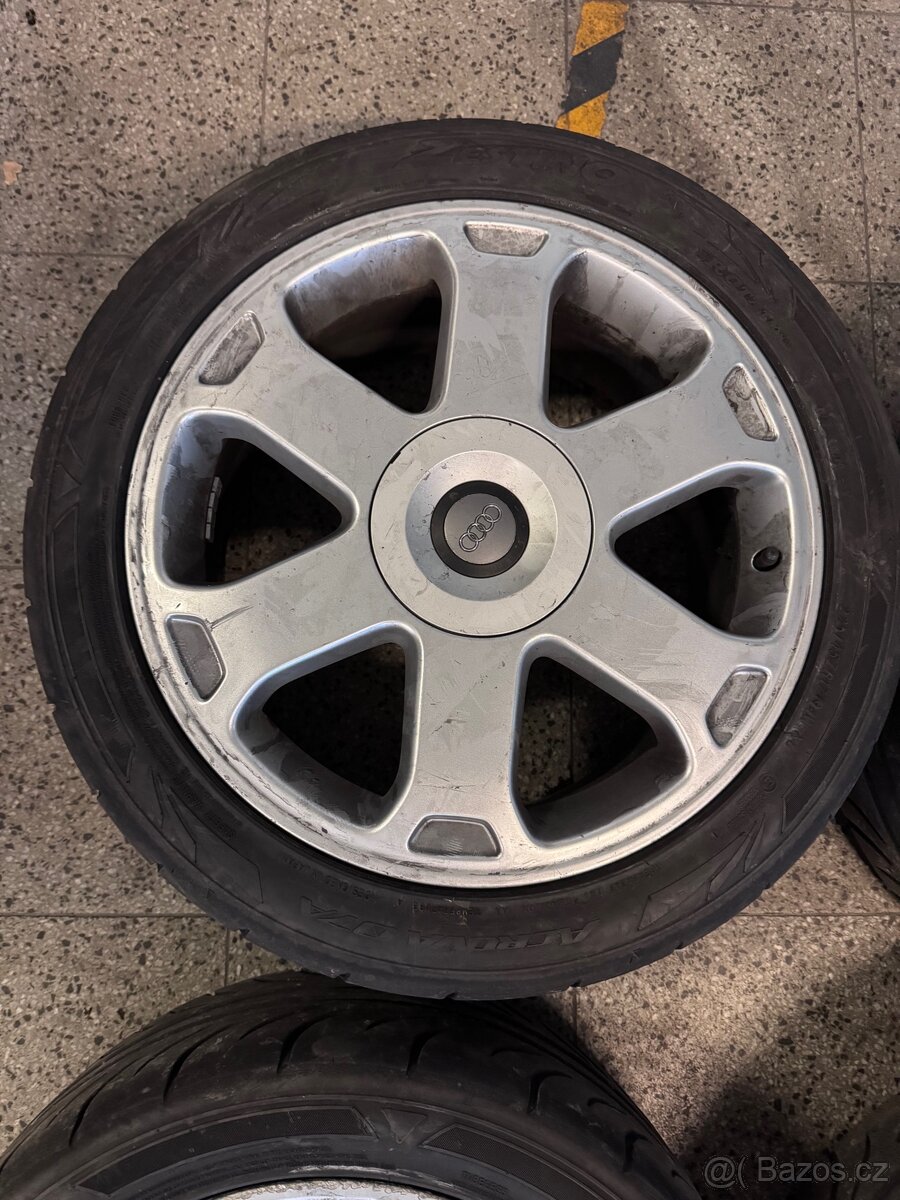 Alu audi S3 r17 et32 5x100 + semislick - 5