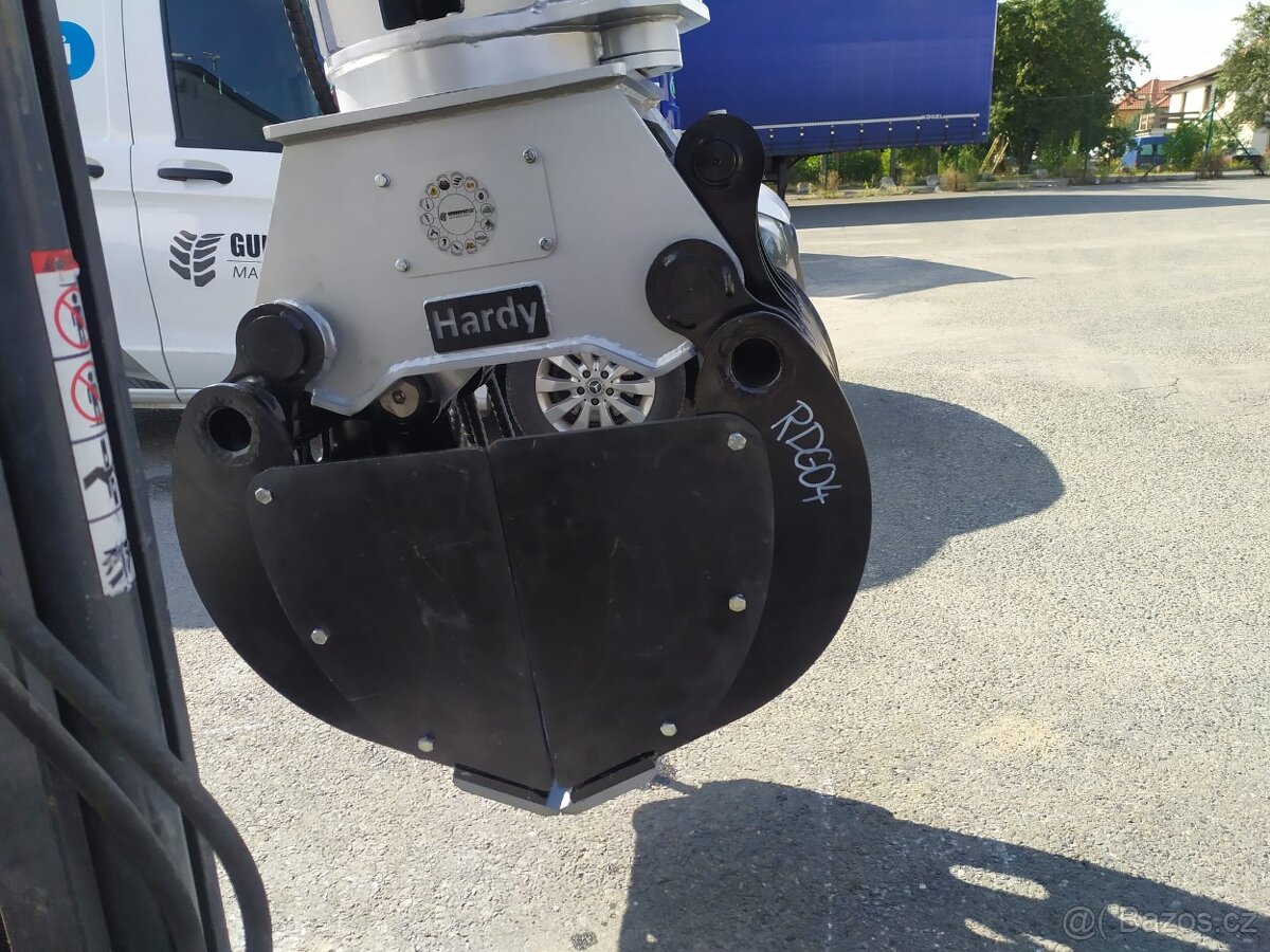 Hydraulický sortýrovací drapák RDG04 stroje 6-10T - 5