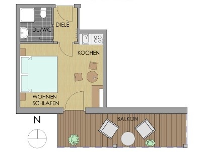 investiční příležitost ve Zwieselu - app. 25 m² + balkon - 5