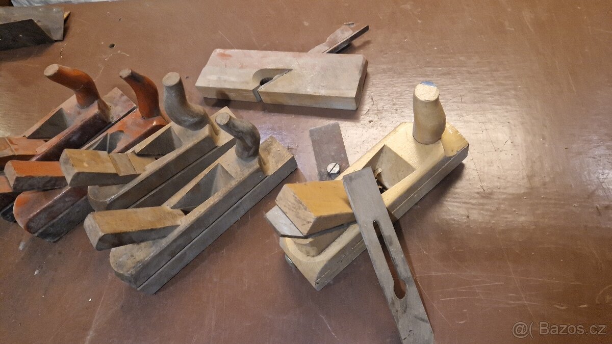 Prodám staré hoblíky truhlářské - 5