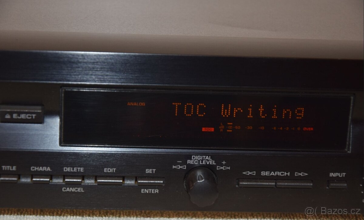 Minidisc deck Yamaha MDS 595,Top stav, Dálkové ovl.,MD disky - 5