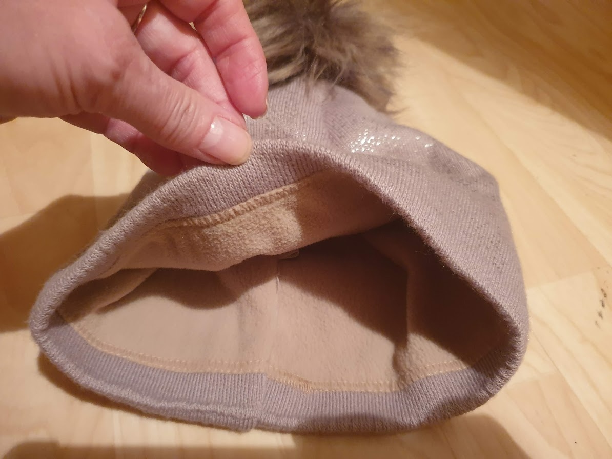 Zimní čepice-mix, bílá souprava čepice+šály z H&M - 5