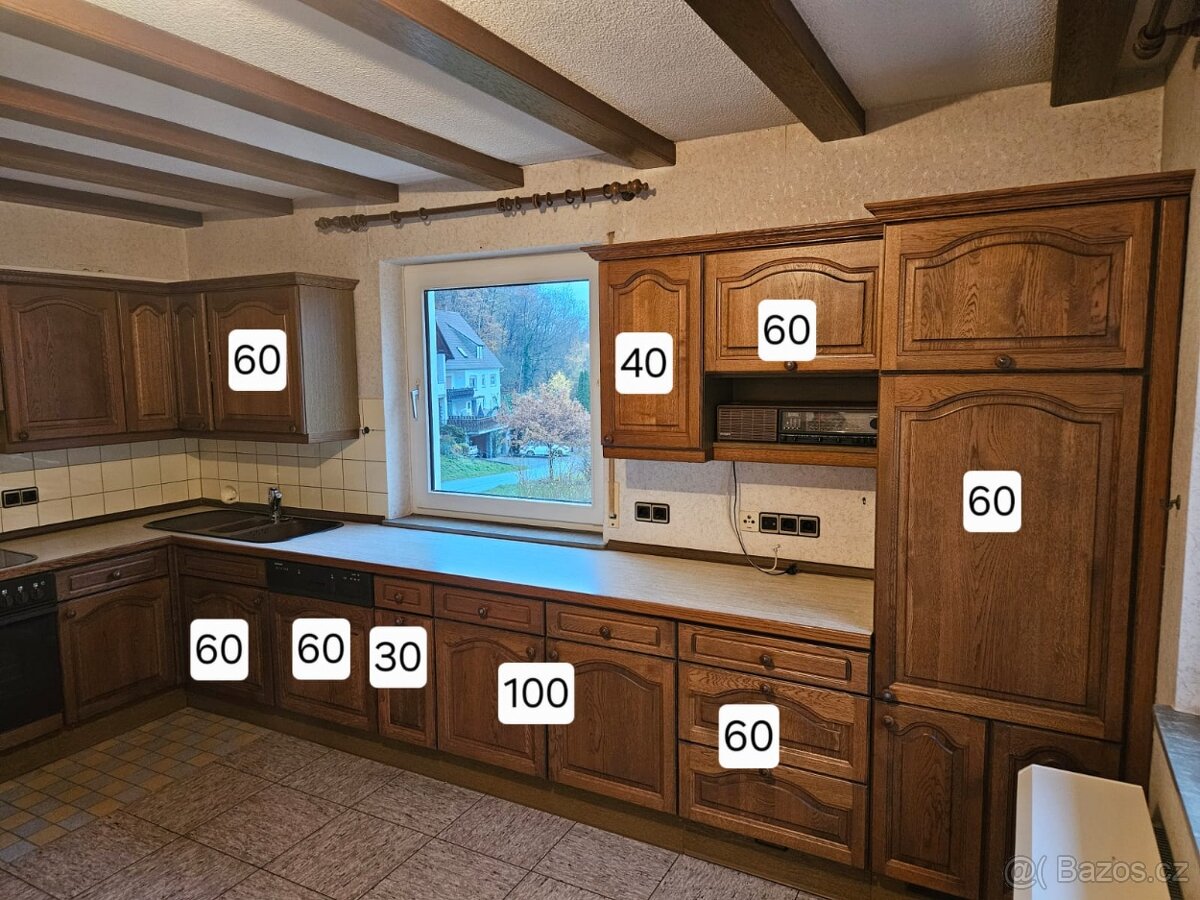 Masivní kuchyňská linka z Německa se spotřebiči - 5