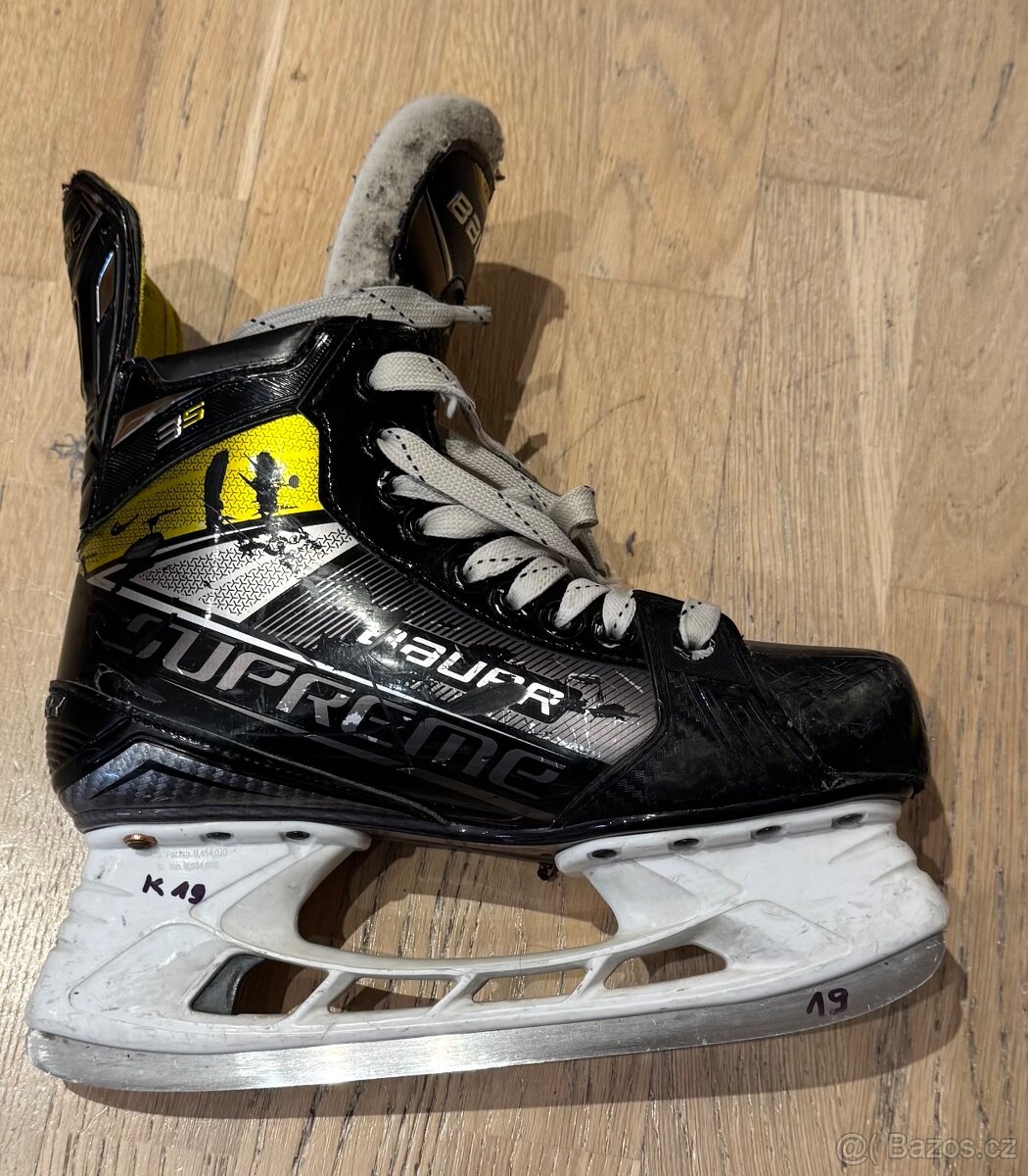 Prodám brusle BAUER SUPREME 3S vel. 5 (38,5EUR) FIT3 - 5
