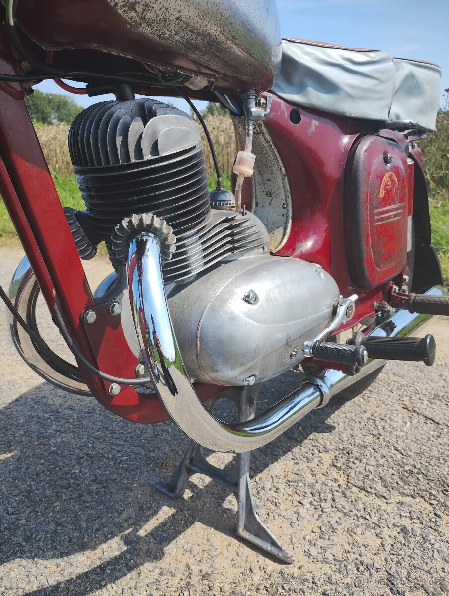 Původní jawa kývačka 250/353 1957 po kompletní renovaci - 5