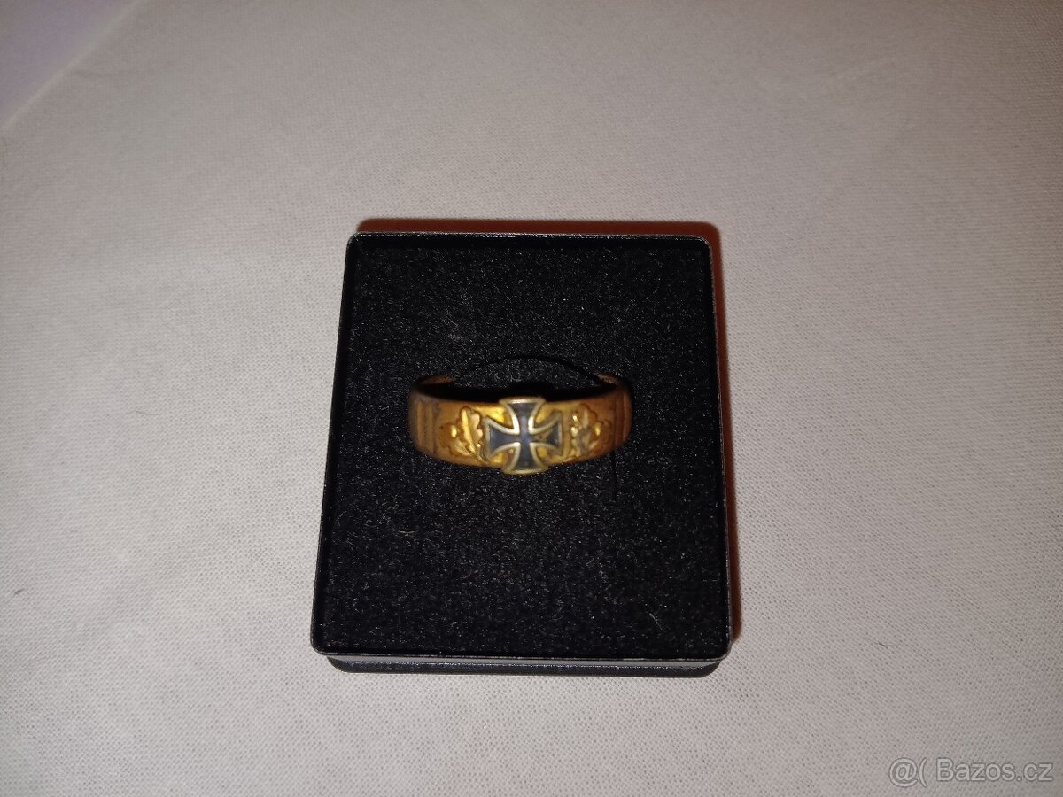 Prsten - 1.světová válka, železný kříž, kus 1914 - 5