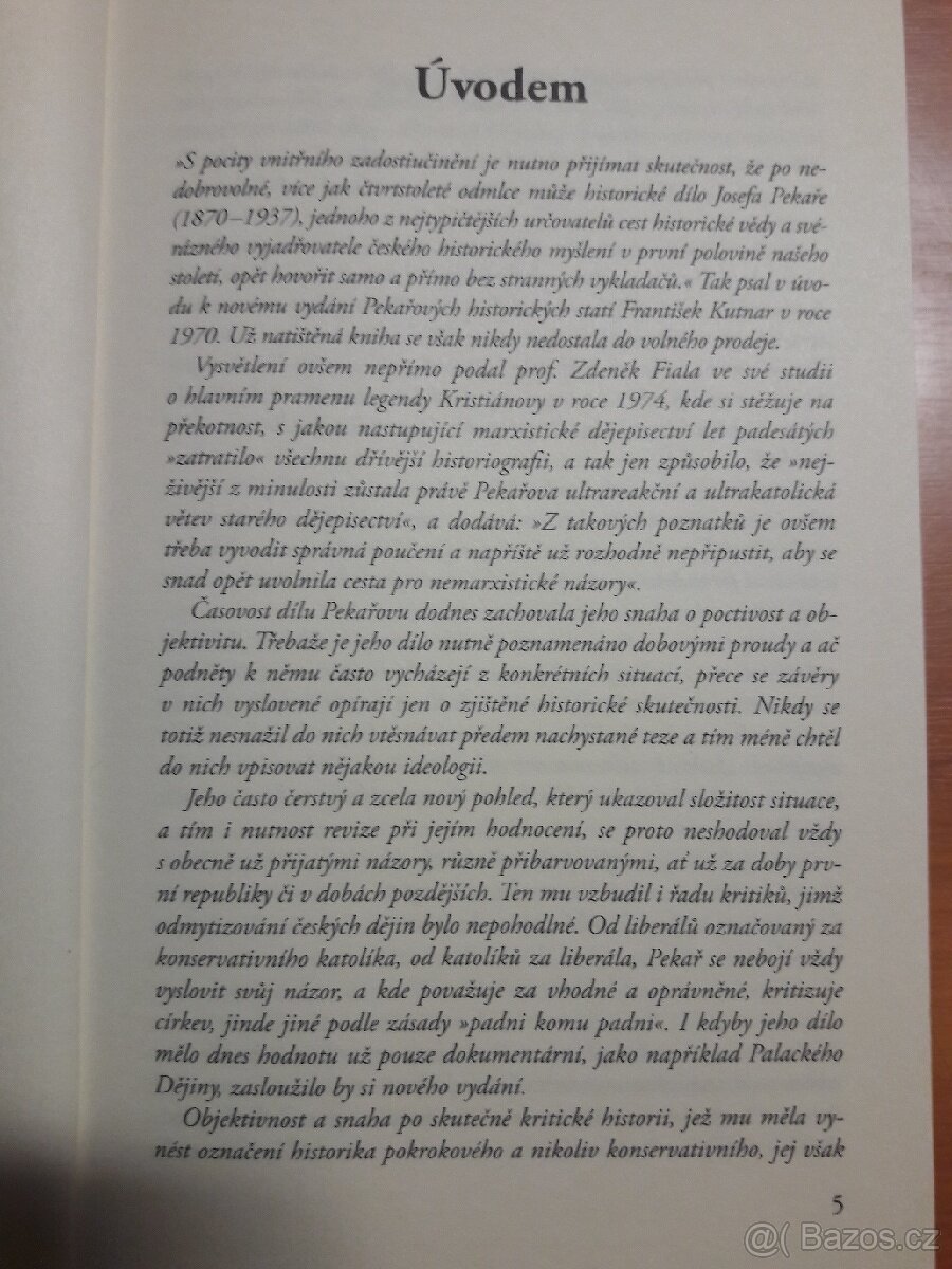 ČTYŘI KNIHY O DĚJINÁCH ČESKA - 5