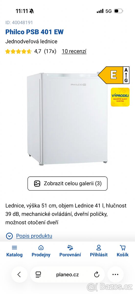 Mini lednice Philco - 5