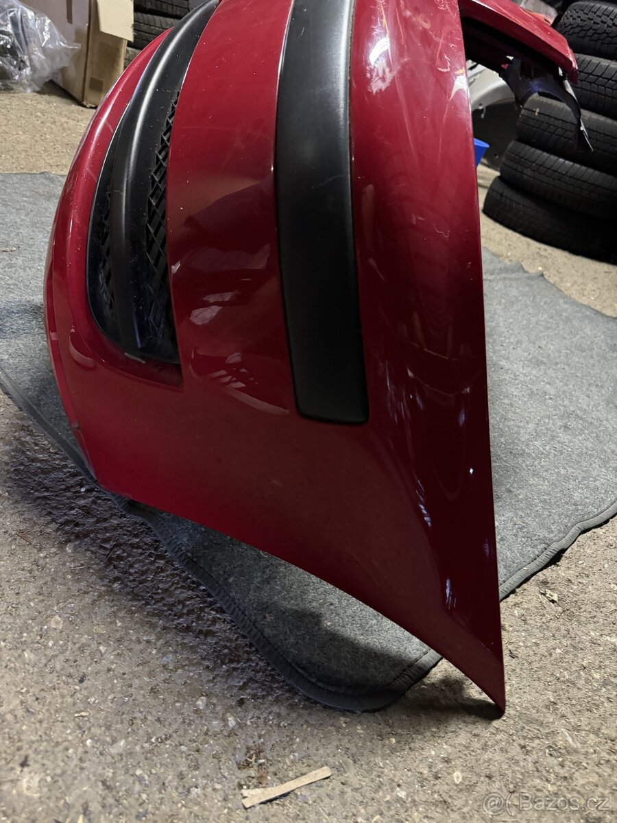 Přední nárazník VW Sharan 2000-04 červený - 5