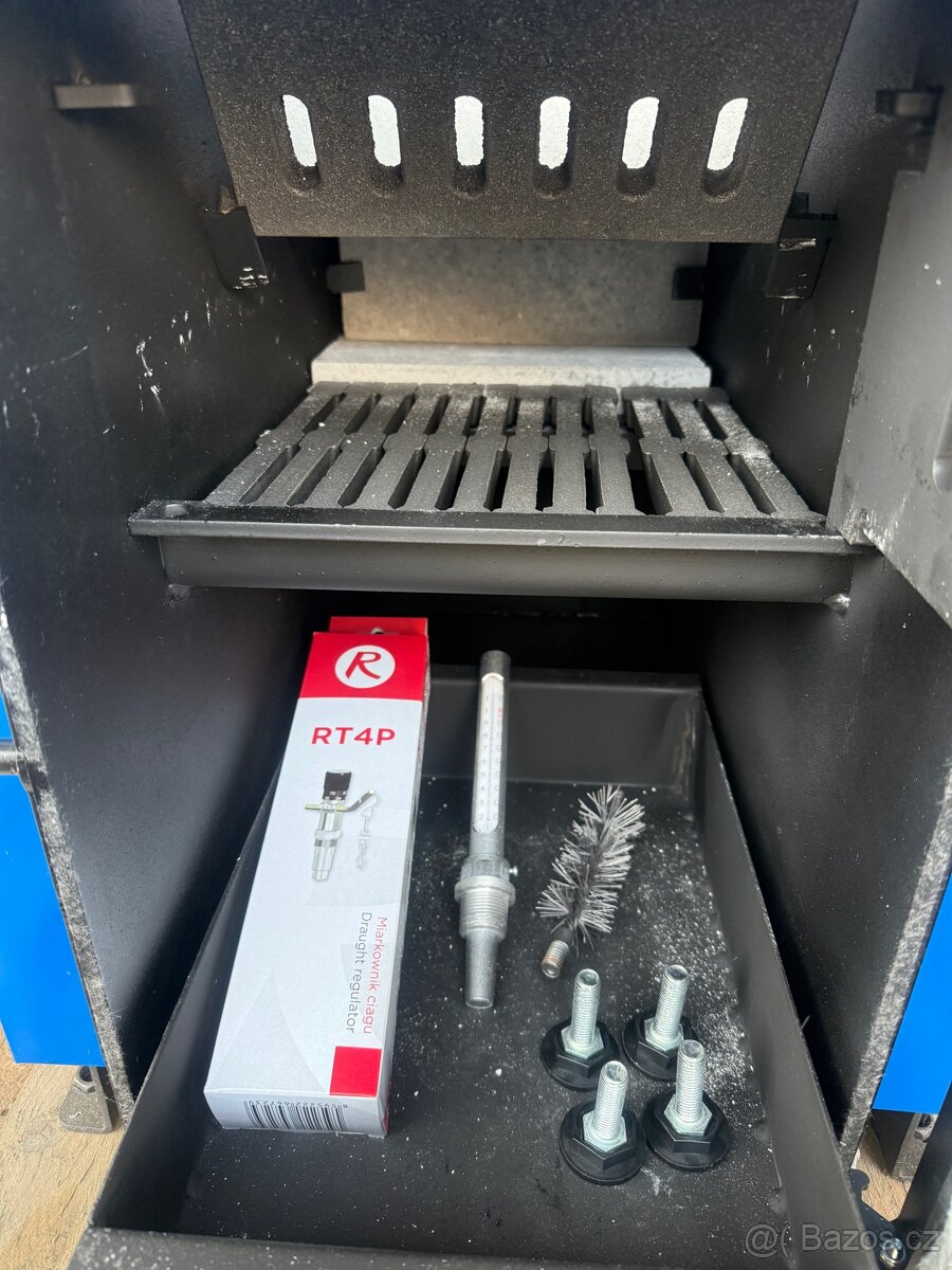 Kotel na dřevo a uhlí 10 kw + montáž - 5